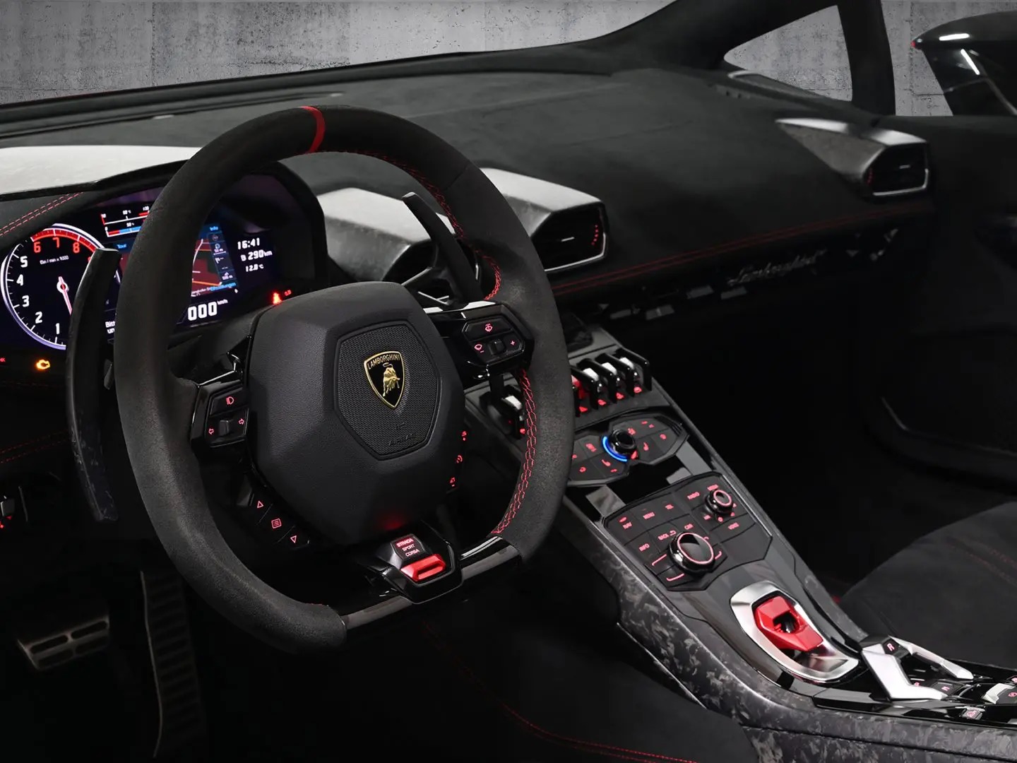 LAMBORGHINI HURACÁN SPYDER PERFORMANTE AWD | červená metalíza | předváděcí auto | skladem | od autorizovaného prodejce | online nákup | online prodej | super cena | autoibuy.com